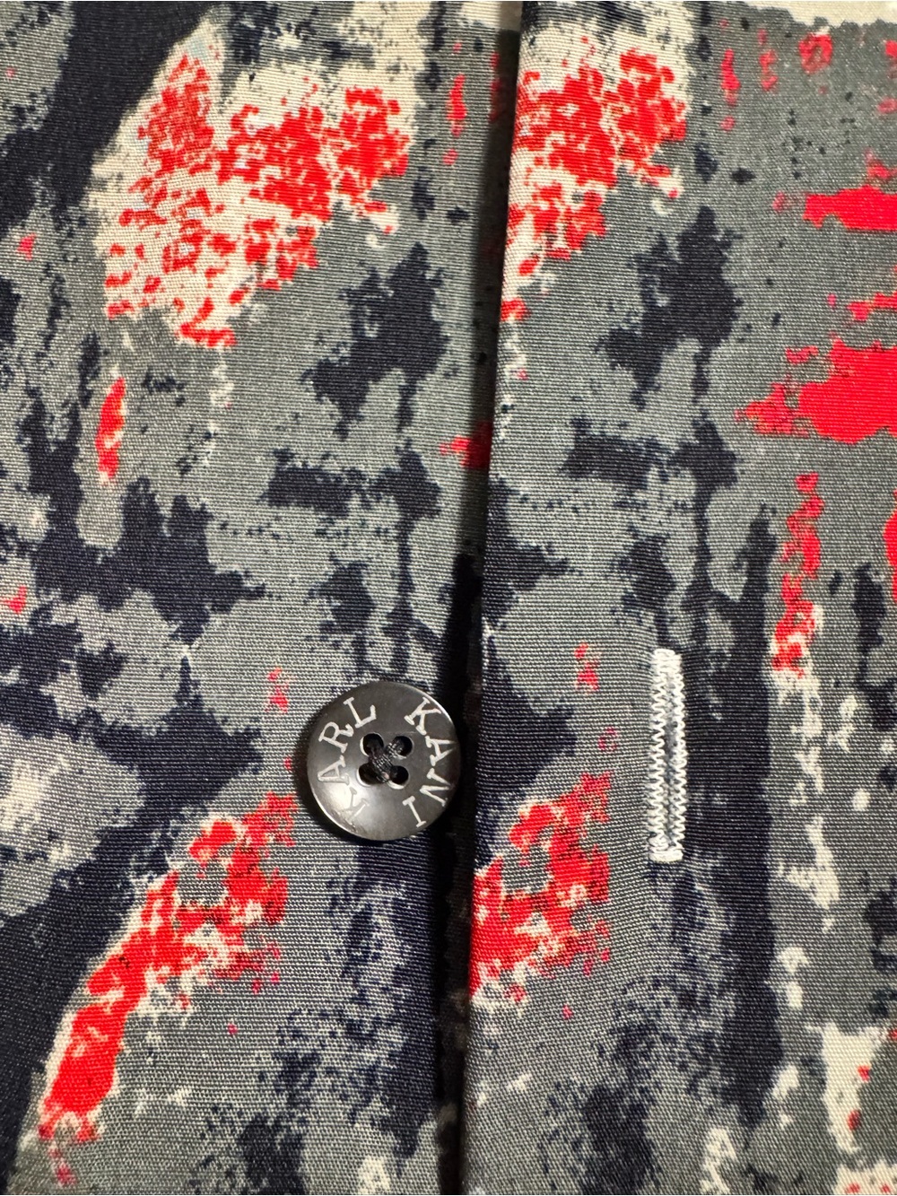 Karl Kani graphic cityscape button up shirt - Picture 10 of 16